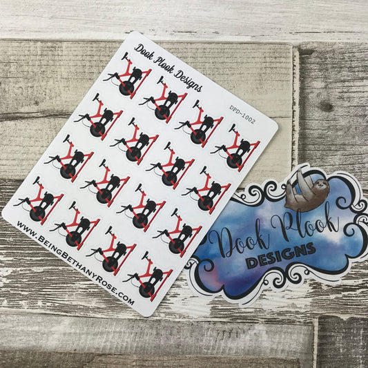 Spinning / spin class / gym stickers (DPD1002)