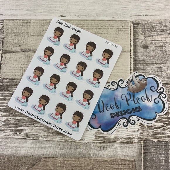 Black Woman - Planner Girl Stickers (DPD1440)