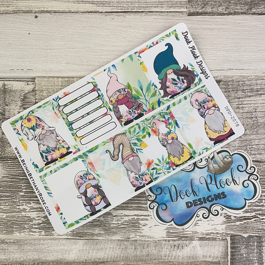 Spring Flowers Gonk full box stickers for Standard Vertical (DPD2078)
