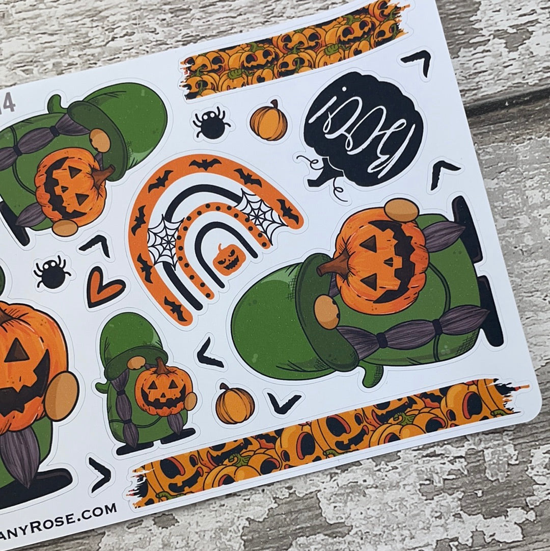 Halloween Pumpkin Gretel Gonk Stickers (TGS0114)