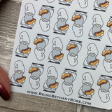 Hotdog Gnorman Sticker (GFT-0044)