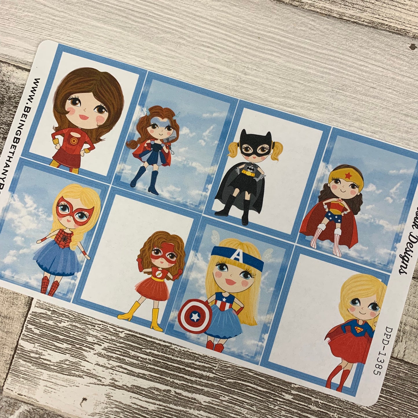 Superhero Full Box Stickers (DPD1385)