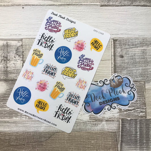 Hello Friday  stickers  (DPD1348)