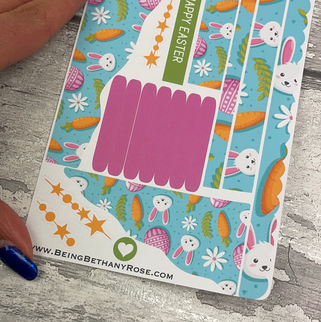 (0736) Passion Planner Daily Wave stickers - Easter Ellie