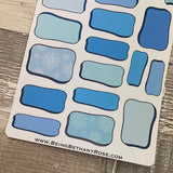 Snowflake Hand drawn box stickers (DPD2368)