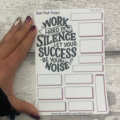 Success with boxes planner stickers (DPD2828)