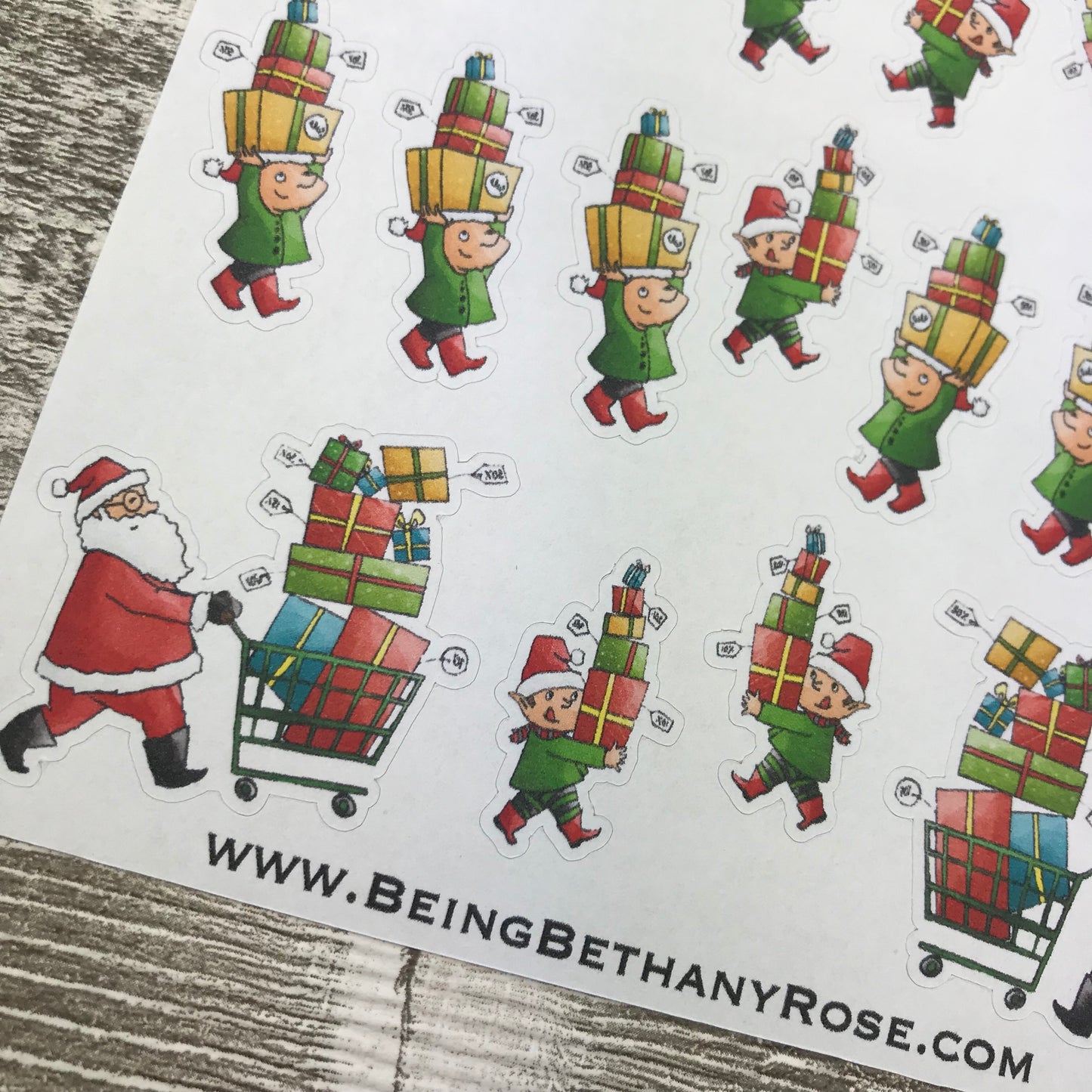 Christmas Shopping Stickers (DPD1347)