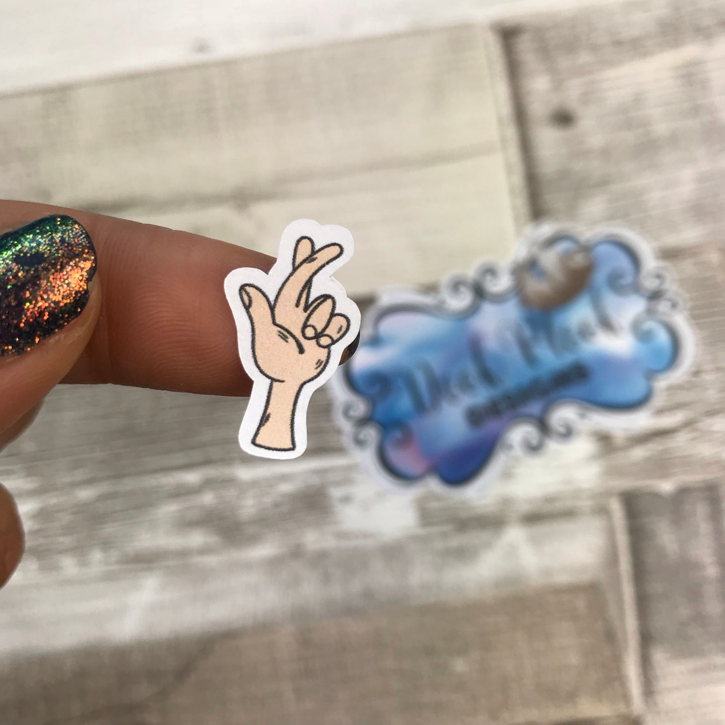 Fingers crossed / lucky stickers  (DPD1003)