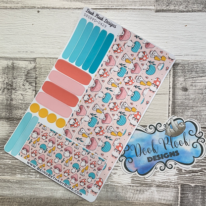 (0429) Passion Planner Daily stickers - Cute Shroom