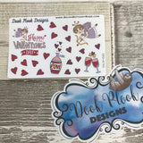 Valentine's Day stickers (Small Sampler Size) A742