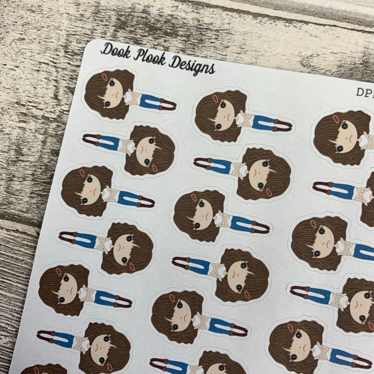White Woman - Nope Stickers (DPD1415)