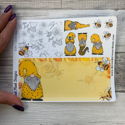 Erin Condren Month Dashboard Note Pages (Bee Gonk)
