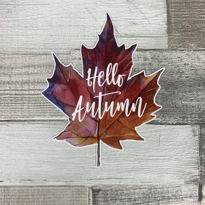 Hello Autumn Die cut