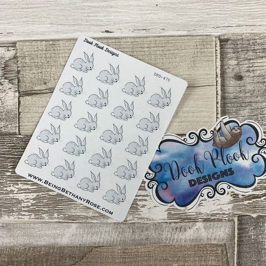 Bunny rabbit stickers (DPD475)