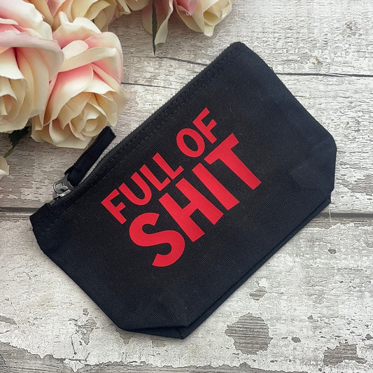 Full of Shit - Tampon, pad, sanitary bag / Period Pouch