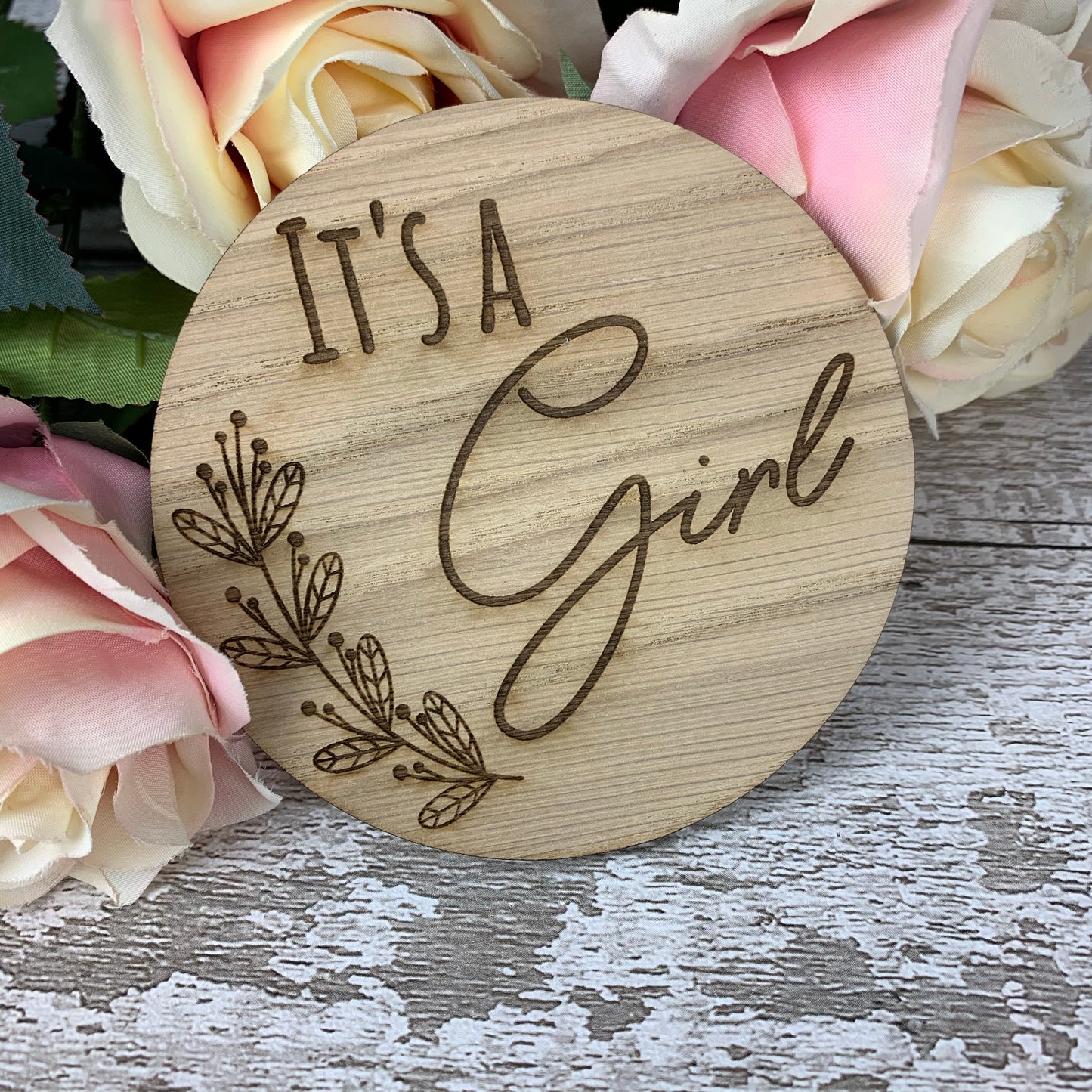 It’s a Girl Pregnancy / Baby announcement photo prop