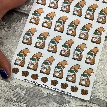 Lottie Coffee Cup Gonk Character Stickers (DPD-2951)