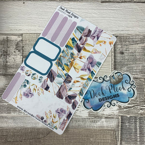(0107) Passion Planner Daily stickers - Watercolour flowers
