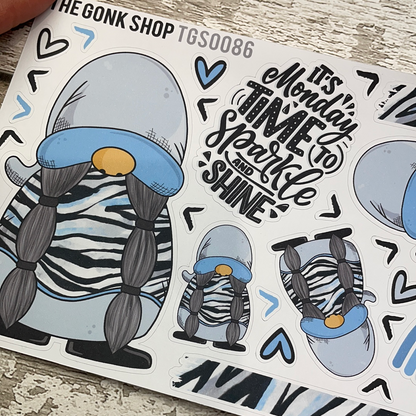 Blue Zebra Stickers Gretel (TGS0086)