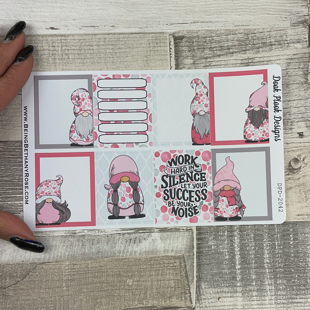 Pink Spots Gonk full box stickers for Standard Vertical (DPD2042)