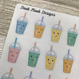 Smoothie / Bubble tea stickers (DPD507)
