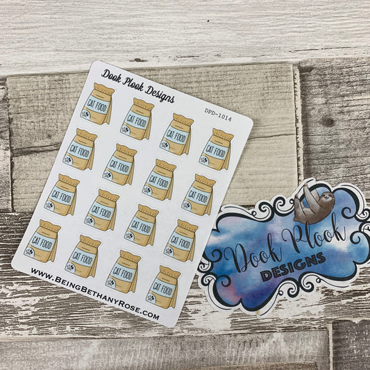 Cat food stickers  (DPD1014)