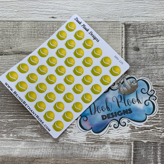 Tennis ball stickers (DPD125)