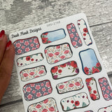 Polly Poppy Hand drawn box stickers (DPD2768)