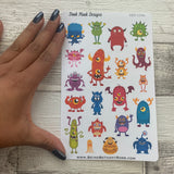 Monsters week sticker set (DPD109)