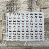 Eyebrows / eyelashes stickers (dinkies)  (DPD196)