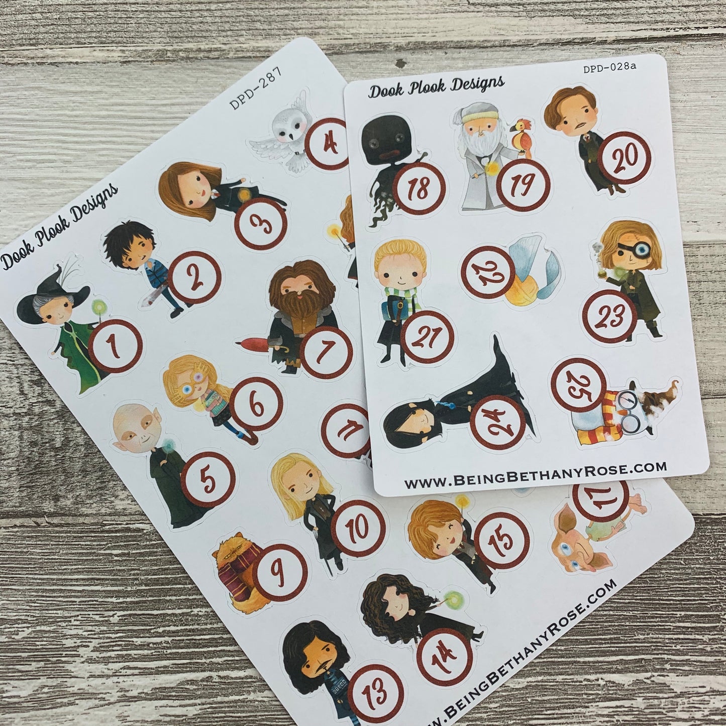 Wizard Countdown / Advent stickers (DPD1509)