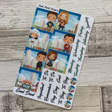 I'll be there for you (can change month) Monthly View Kit for the Erin Condren Planners