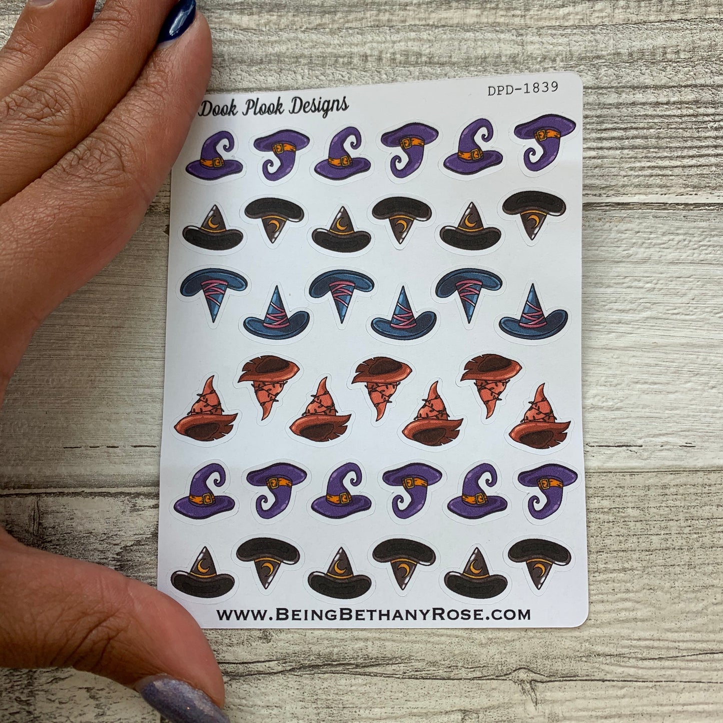 Witch hat stickers (DPD1839)