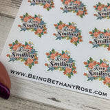 Keep smiling stickers (DPD1046)