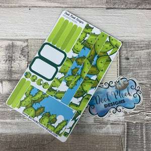 (0045) Passion Planner Daily stickers - Bold Cactus