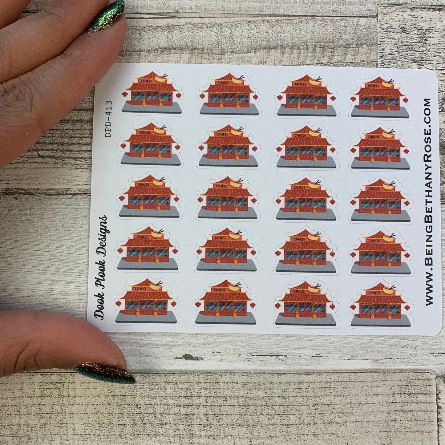 Chinese Takeaway Stickers (DPD413)