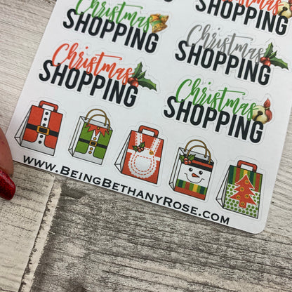 Christmas shopping stickers (DPD1500)