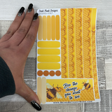 (0367) Passion Planner Daily stickers - Honey Bee