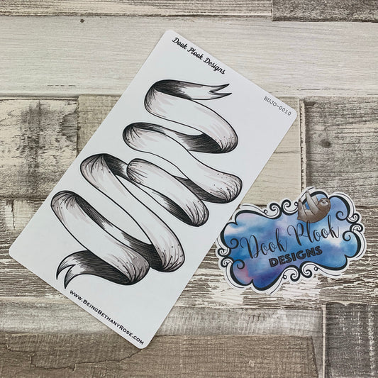 Banner sticker for bullet journals (BUJO-0010)