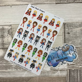 Superhero Mixed Sheet Stickers (DPD1384)