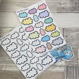 Bubble Cloud stickers (DPD2187)