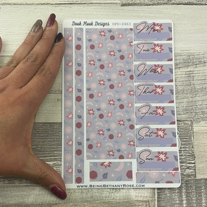 One sheet week planner stickers - Emily (DPD2463)