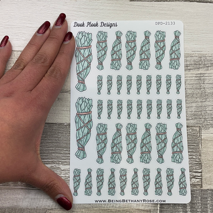 Sage bunch stickers (DPD2133)