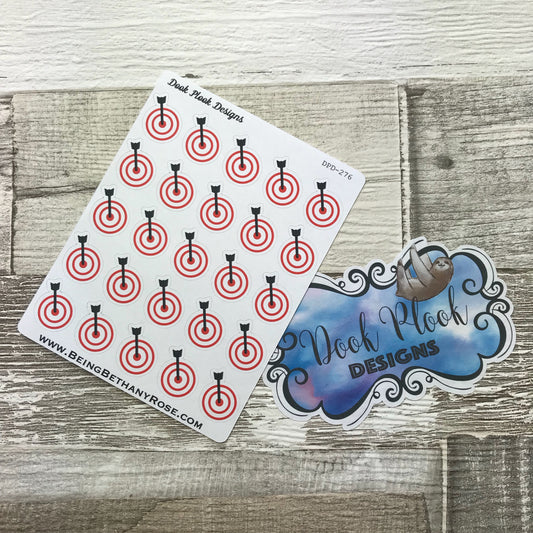 Target stickers for Erin Condren, Plum Paper, Filofax, Kikki K (DPD276)