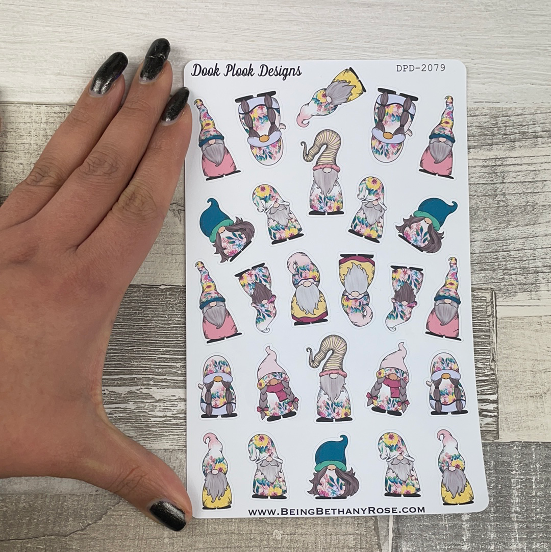 Spring Flowers Gonk Character Stickers (DPD-2079)