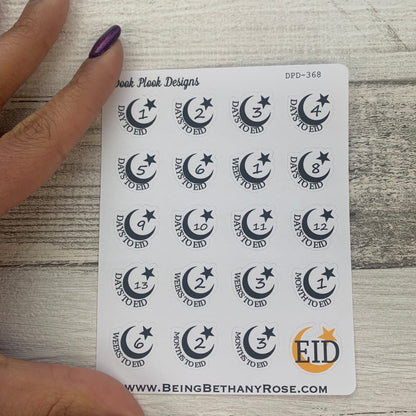 Countdown to Eid stickers (DPD368)