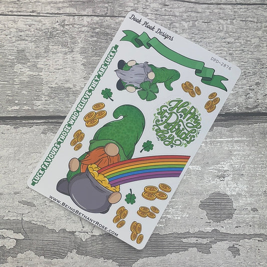 Ginny - St Patricks day Journal planner stickers (DPD2876)