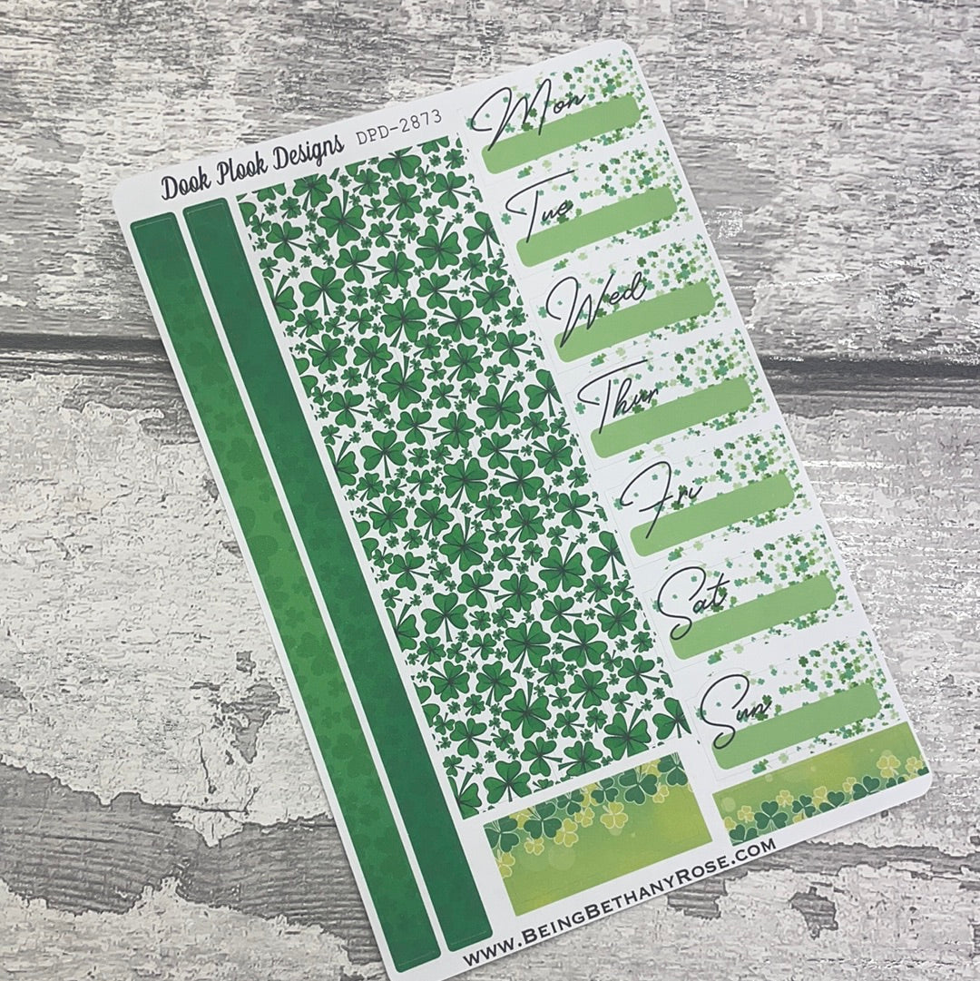 One sheet week planner stickers -  St Patricks Day (DPD2873)