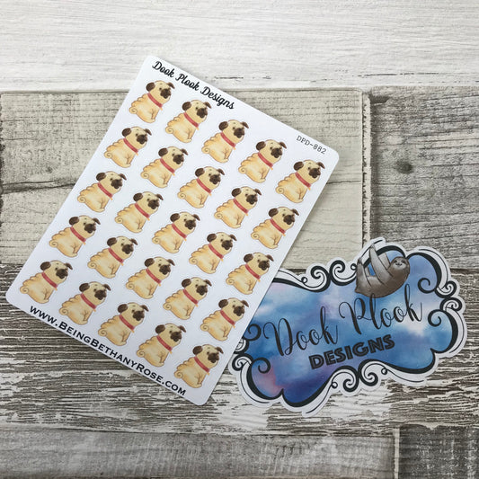 Pug stickers (DPD882)