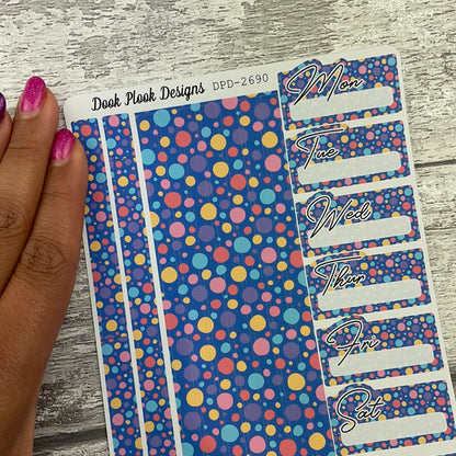Dorothy- One sheet week planner stickers (DPD2690)